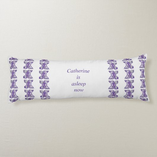 blote vlinders lichaamskussen (Achterkant)