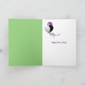 blote voeten in wildbloemen Name Day Kaart (Binnen)