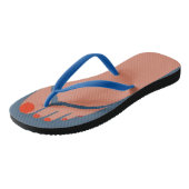 Blote Voeten, Rode Tenen Teenslippers (Schuin)