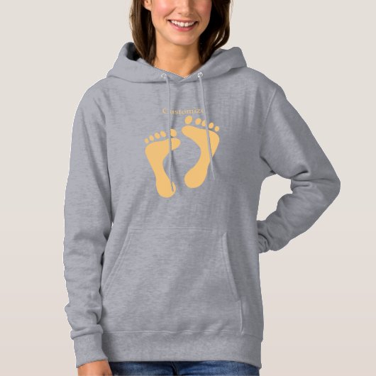 Blotevoetse Strandverslaafde Thunder_Cove  Hoodie (Voorkant)