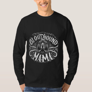 Bloudhound Mama Trotse hond Hond Hond ouder ----- T-shirt