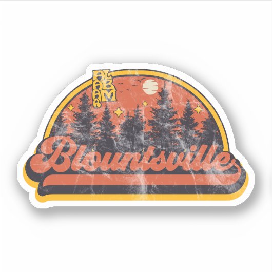 Blountsville, Alabama Sticker (Voorkant)