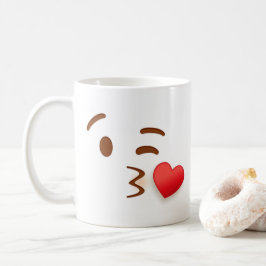 Blow Kiss Emoji Koffiemok