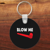 Blow Me Funny Couples Tee Valentine's Day Couple M Sleutelhanger (Voorkant)