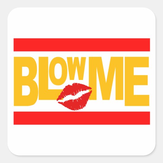 Blow Me stickers (Devant)