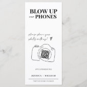 Blow up téléphones Je espionne carte de jeu mariag (Devant)