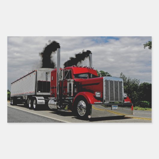 Blowen door Peterbilt v1 Stickers (Voorkant)
