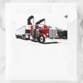 Blowen door Peterbilt v2 Stickers (Tas)