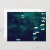Blowing Bubbles Abstracte fotografie Briefkaart (Voorkant / Achterkant)