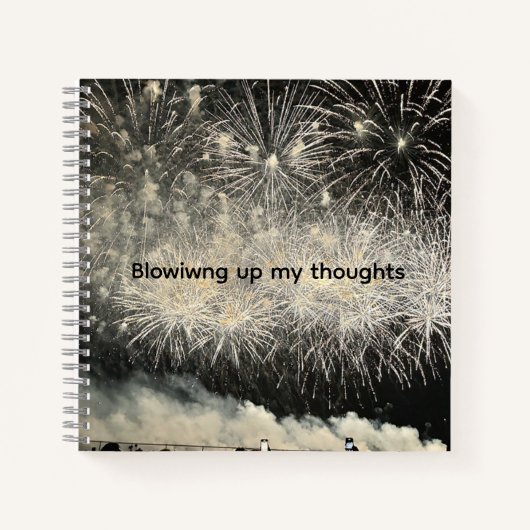Blowing up my thoughts Journal Notitieboek (Voorkant)