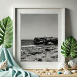 Blowks Jupiter Florida Beach Photographie<br><div class="desc">Apportez la beauté sereine du sud de la Floride dans votre maison avec ce poster étonnant avec des photos de plage en noir et blanc captivantes. Tiré à Blowks Rocks Preserve sur Coral Cove Beach à Jupiter, en Floride, cette oeuvre d'art capture magnifiquement les détails complexes du littoral, offrant un...</div>