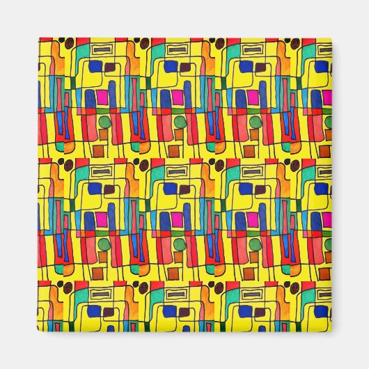 "Blown in the Wind" Magnet de lave-vaisselle Abstr (Devant)