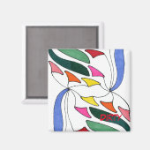 "Blown in the Wind" Magnet de lave-vaisselle Abstr (Recto/Verso)