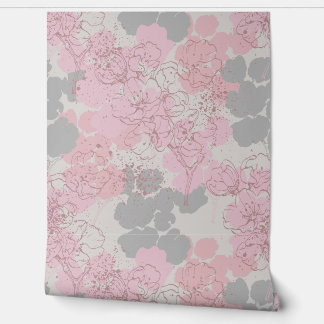 Blozen Bloeit Abstracte Bloemen Dreamscape Behang