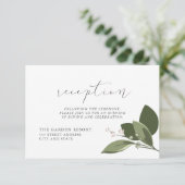 Blozen takken ontvangst kaart (Staand voorkant)