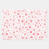 Blozend hart inpakpapier vel (Voorkant 2)