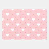 Blozend hart inpakpapier vel (Voorkant 3)