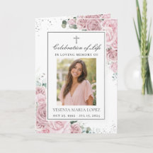 Blozend Roze Bloemige Foto Christelijke Rouw Herde