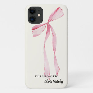 Blozend Roze coquette waterverf telefoonhoesje iPhone 11 Hoesje