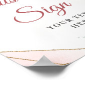 Blozende bloem gouden lijst eucalyptus aangepast b poster (Hoek)