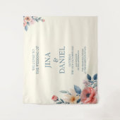 Blozende Bloem Wandkleed (Voorkant)