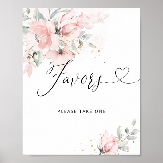 Blozende bloemen Gunsten neem er een Poster (Voorkant)