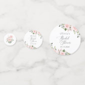 Blozende Bloemen, Roze Bloemen, Boho, Bruidsfeest Confetti (Voorkanten)