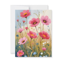 Blozende Bloemen | Roze Bloemenweide Bloemstuk