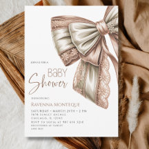 Blozende Crème Kant Parel Strik Elegante Baby Show