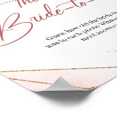 Blozende groene tint goud Hoe oud was de aanstaand Poster (Hoek)