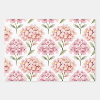 Blozende Hortensia Inpakpapier Vel