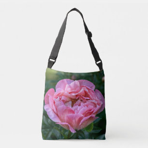 Blozende Pioen – Canadese Bloemencapture Crossbody Tas