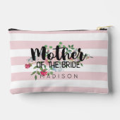 Blozende Roze Bloemige Trouw Bruid Moeder Etui (Achterkant)