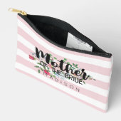 Blozende Roze Bloemige Trouw Bruid Moeder Etui (Open)