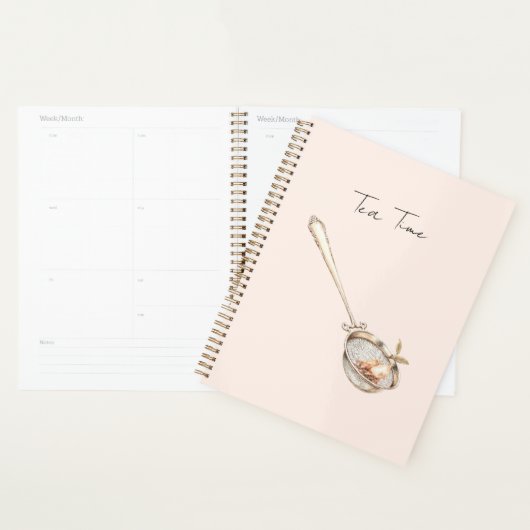 Blozende Roze Theetijd Planner (Display)