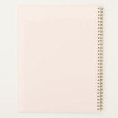 Blozende Roze Theetijd Planner (Achterkant)