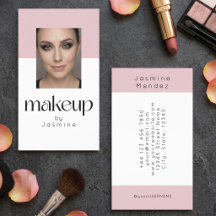 Blozende Roze Witte Elegante Fotomake-up Artiest