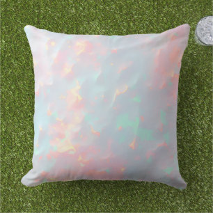 Blozende Roze Zachte Mint Goud Luxe Moderne Collec Buitenkussen