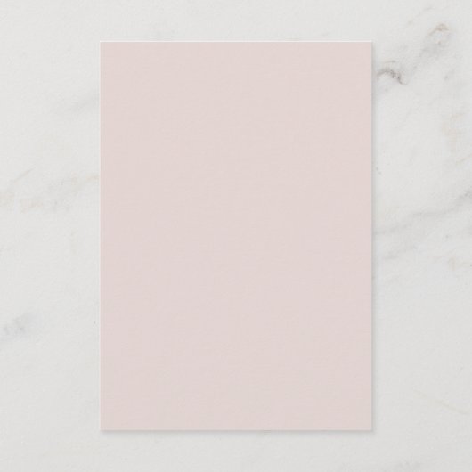 Blozende Sprigs Details met Roze Rug Informatiekaartje (Achterkant)