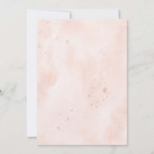 Blozende Waterverf Bloemen 60ste Verjaardagsfeest Kaart (Achterkant)