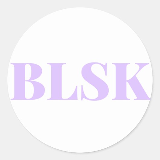 BLSK sticker  (Voorkant)
