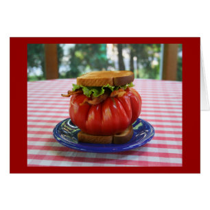 BLT avec tomate géante