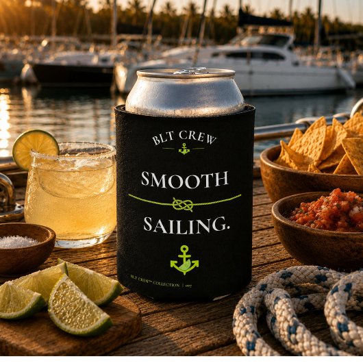 BLT Crew Smooth Sailing Scheepsdesign Blikjeskoeler