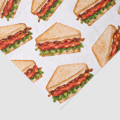 BLT Sandwich Tissuepapier (Detail)