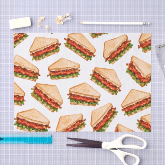 BLT Sandwich Tissuepapier (Craft)