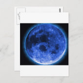 blu maan briefkaart (Voorkant / Achterkant)