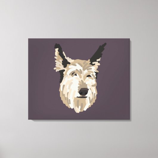 Blu Portrait Canvas Art - Achtergrond (Voorkant)