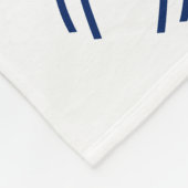 Blu spider fleece deken (Hoek)