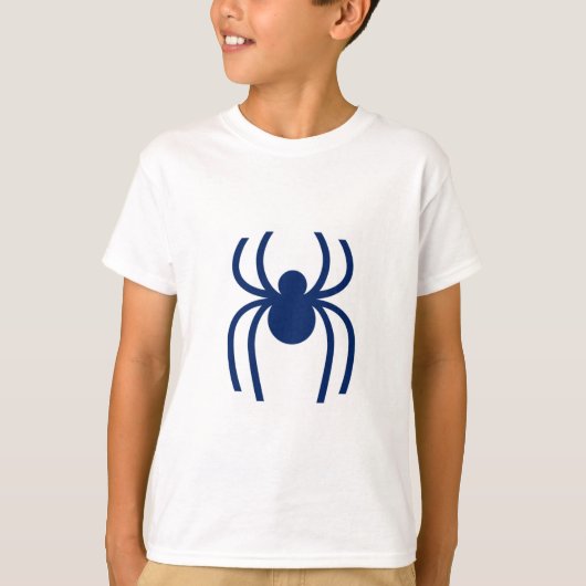 Blu spider t-shirt (Voorkant)