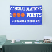 Blue 1000 Basketball Career Points Scorer Player Spandoek (Beurs)
